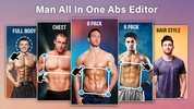 Man Abs Editor: Men Six pack, screenshot 11