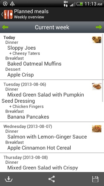 Food Planner - Preview 4