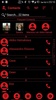 Dialer Theme Black Red drupe screenshot 4