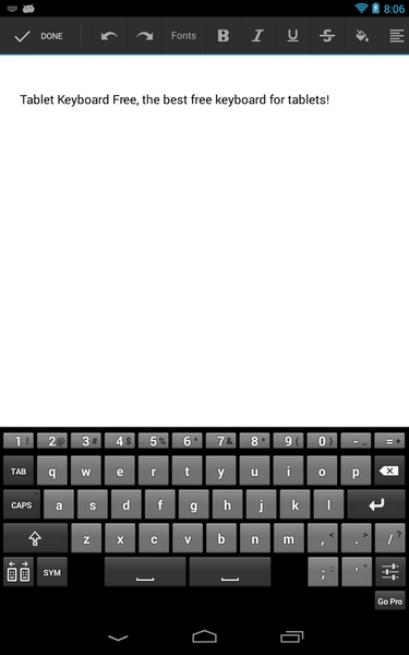 Tablet Keyboard Free - Preview 5