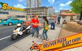 Pizza Delivery Boy Bike Games screenshot 1