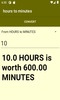 hours to minutes converter screenshot 4
