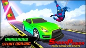 Spider Power Car Games Stunts screenshot 5