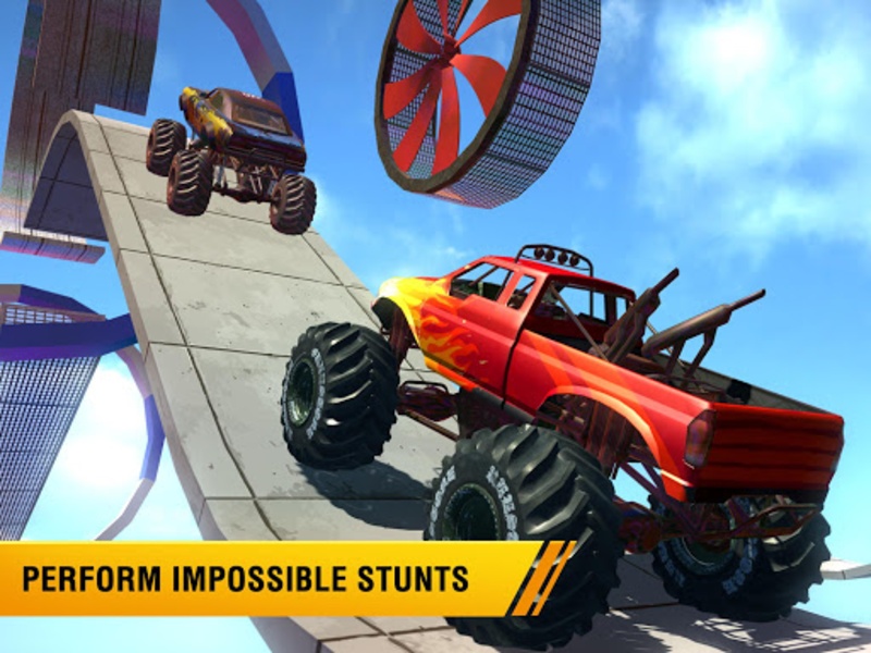 Impossible Mega Ramp Monster Truck Stunt Game - Preview 3