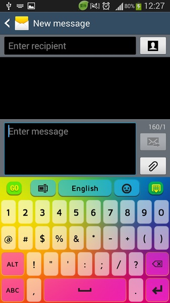 Color Keyboard HD Theme - Preview 4
