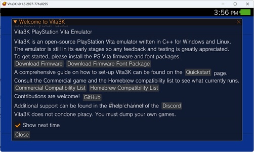Vita3K screenshot 3