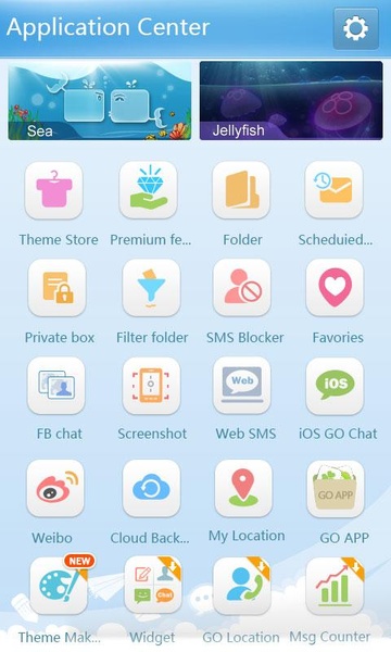 GO SMS Pro GO1.0 Theme - Preview 1