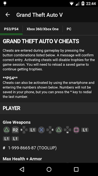 Cheats For GTA + Solutions::Appstore for Android