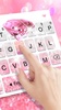 Glittering Pink Diamond Keyboard Theme screenshot 2