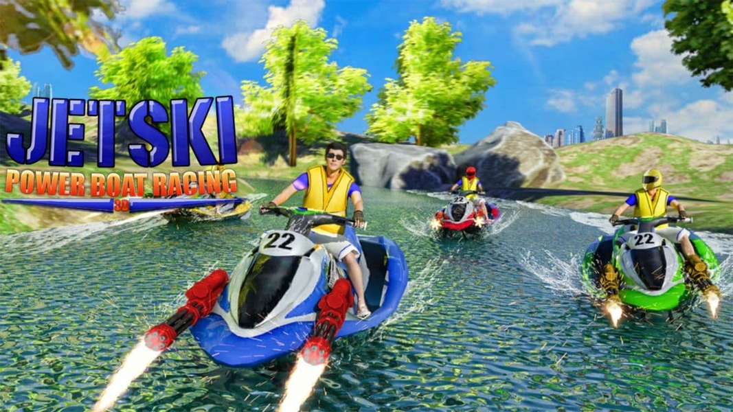 Water Jetski Power Boat Racing 3D - Preview 1