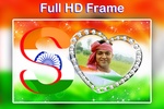 Indian Flag Text Photo Frame screenshot 1
