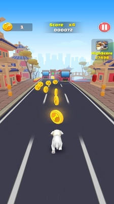 Subway Dog Run 3D screenshot 1