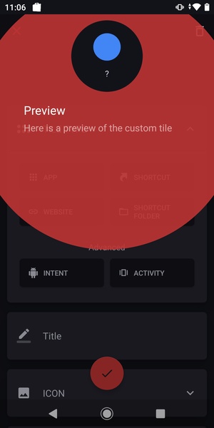Tile Shortcuts - Quick settings - Preview 2