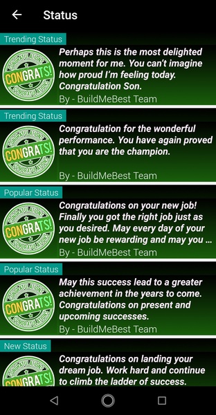 Congratulations Messages - Preview 3