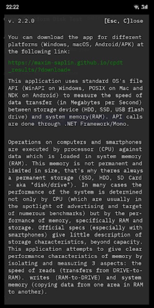Cross Platform Disk Test - Preview 1