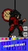 Pixel Art Sasuke Coloring Games screenshot 2