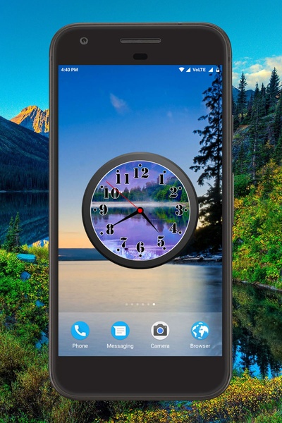 Lake Clock Live Wallpaper - Preview 3