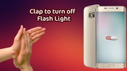 Flashlight on Clap screenshot 2