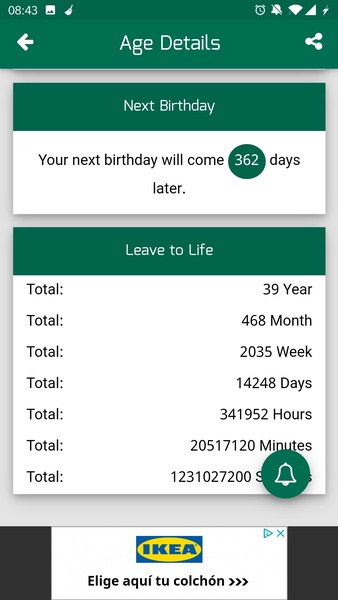 Age Calculator: Calculate Your Chronological Age - Preview 2