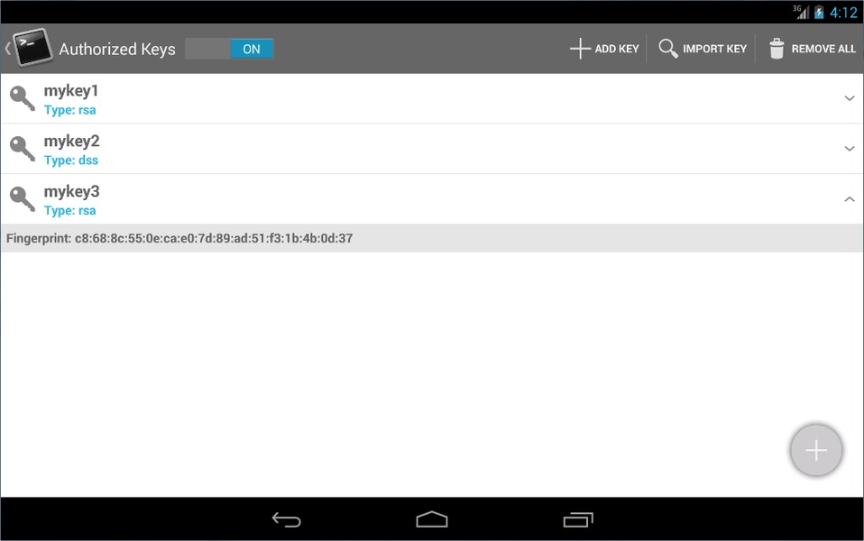 SSHDroid - Preview 11