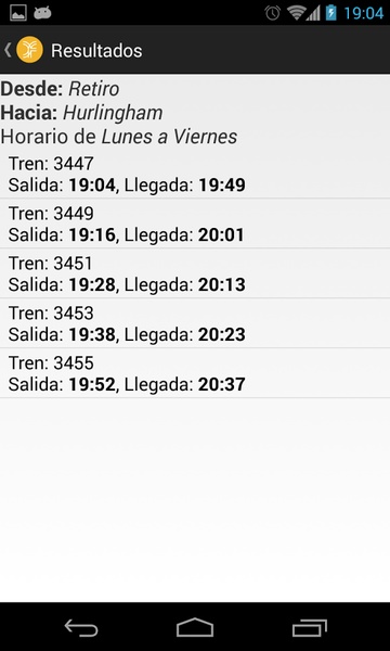 Horarios San Martin - Preview 5