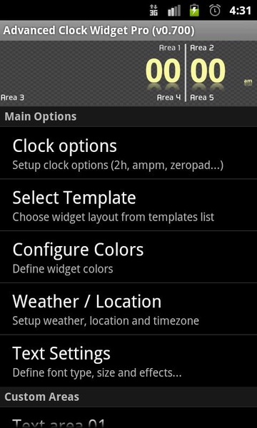 Advanced Clock Widget - Preview 3