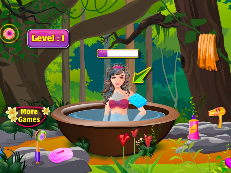 Hawain Girl Bathing - Preview 7