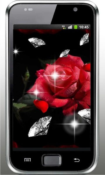 Diamond n Roses live wallpaper - Preview 3