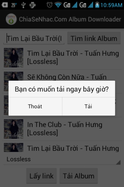 ChiaSeNhac.Com Album Downloader - Preview 3