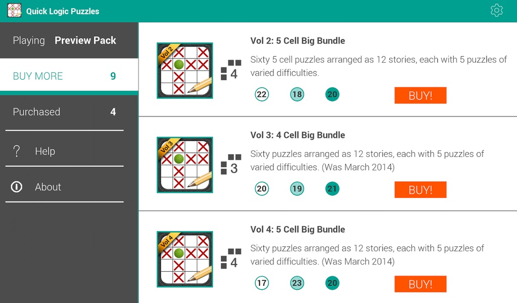 Quick Logic Puzzles - Preview 2