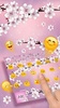 Cherry Blossom Keyboard Theme screenshot 1