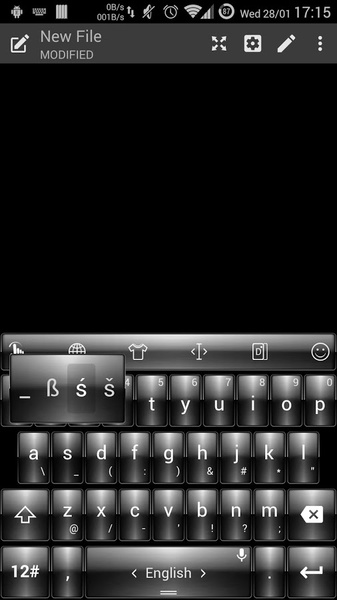 Theme x TouchPal Dusk White - Preview 4