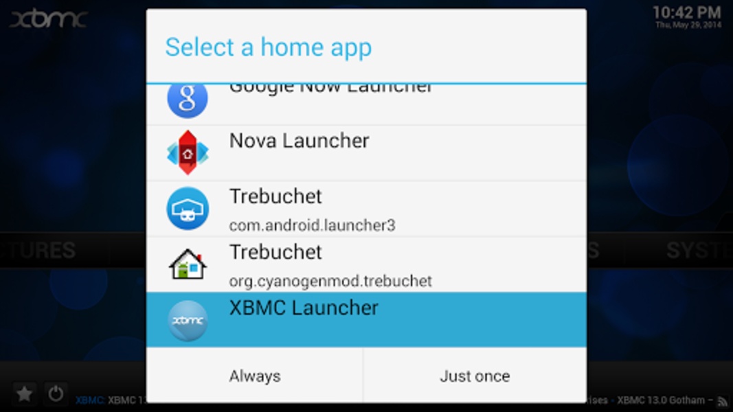 XBMC Launcher - Preview 1