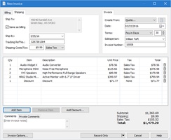 Express Invoice Free Invoicing software screenshot 4