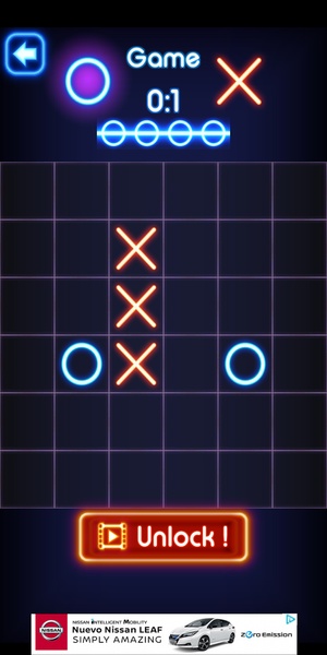 Tic Tac Toe glow - Free Puzzle Game - Preview 2