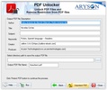 Aryson PDF Unlocker screenshot 3