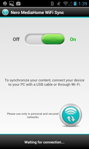 Nero MediaHome WiFi Sync - Preview 1