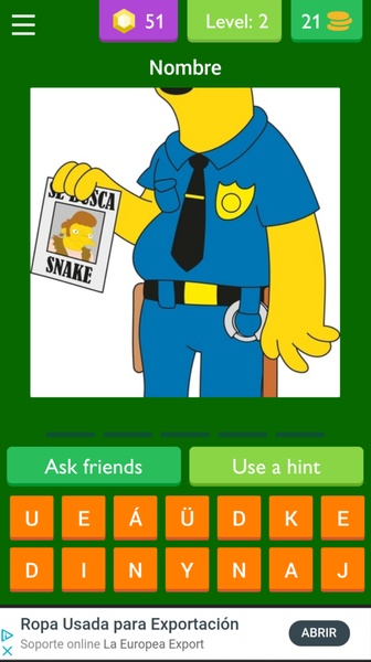 Simpson Quiz - Preview 3