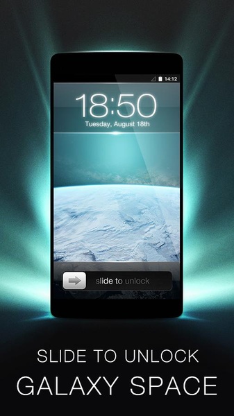 Slide to Unlock - Galaxy Theme - Preview 2