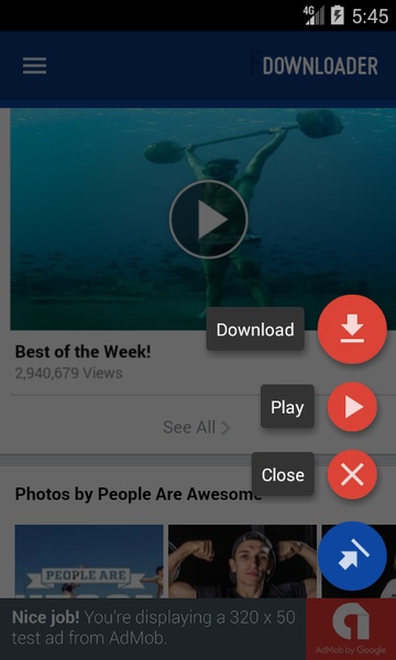 FDownloader - Video downloader for Facebook - Preview 2
