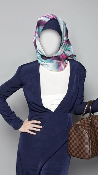 Hijab Woman Photo Montage - Preview 1
