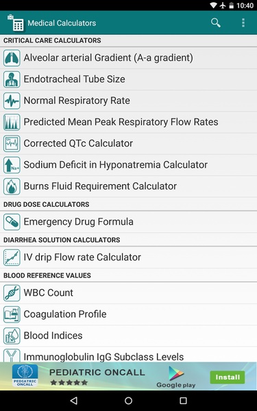 Medical Calculators - Preview 5
