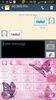 GO Keyboard Pink Butterflies Theme screenshot 6