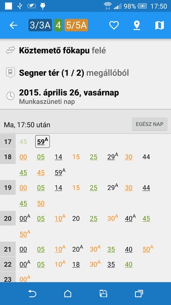 Debreceni Menetrend - Preview 6
