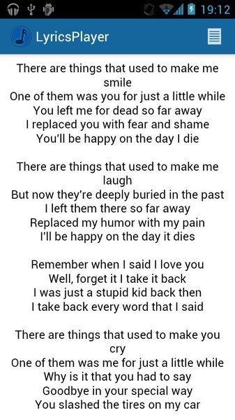 LyricsPlayerService - Preview 2