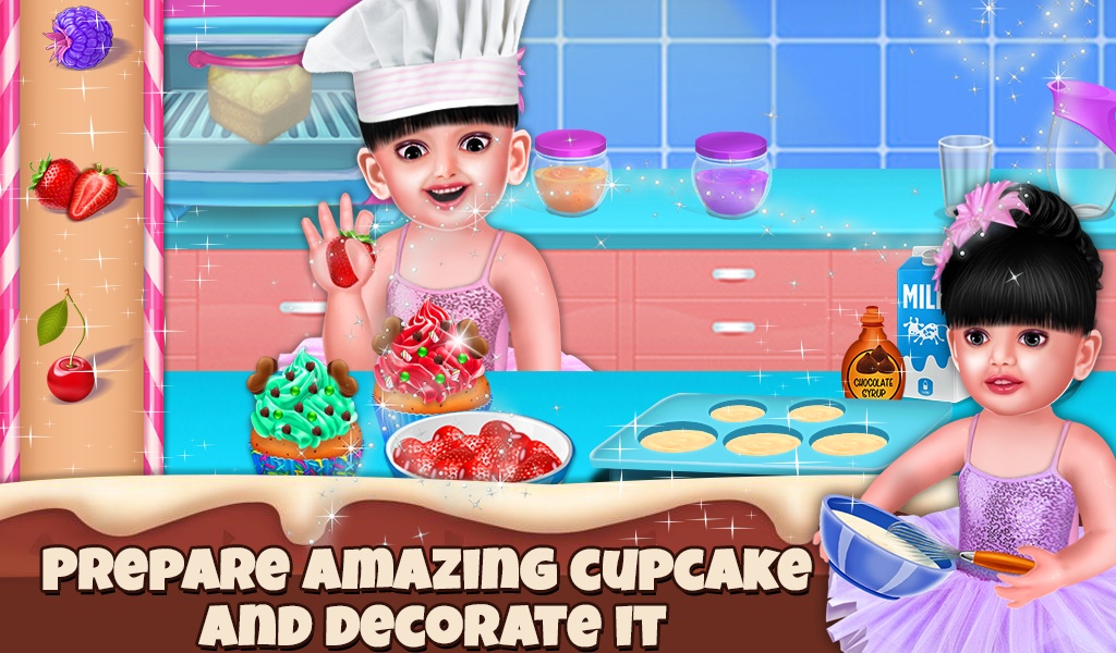 Baby Aadhya Birthday Cake Maker Cooking Game - Preview 1