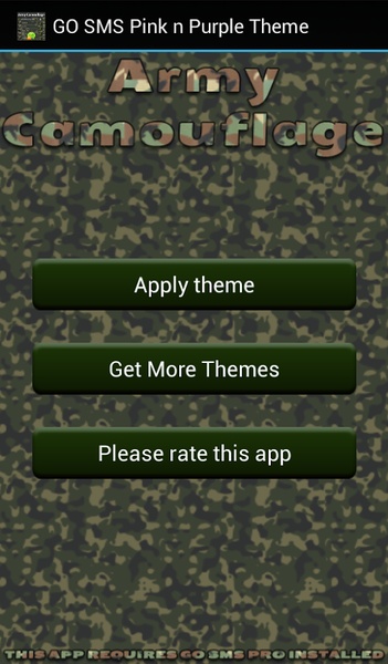 GO SMS Army Camouflage Theme - Preview 8