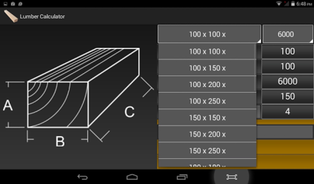 Lumber Calculator - Preview 9