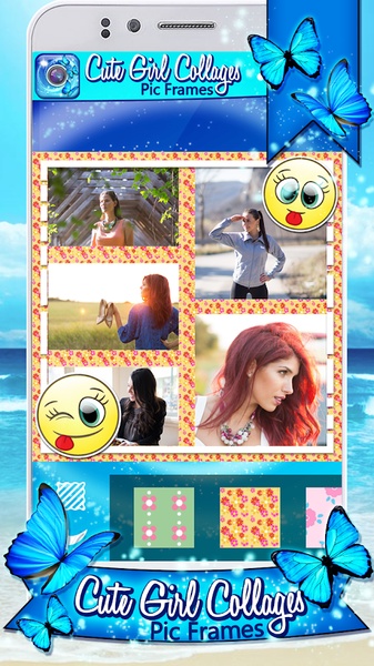 Cute Girl Collages Pic Frames - Preview 6