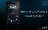 Smart Launcher blue Gamer screenshot 2